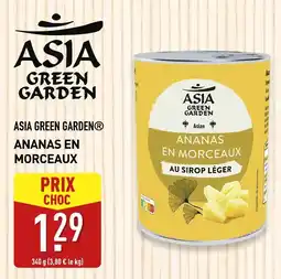 ALDI ASIA GREEN GARDENⓇ Ananas en morceaux offre