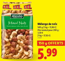 Lidl Mélange de noix offre