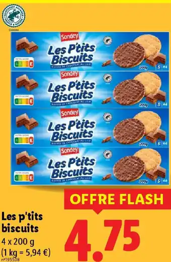 Lidl Les p'tits biscuits offre