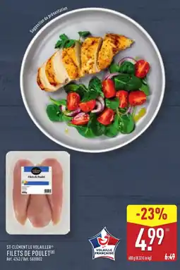 ALDI ST-CLÉMENT LE VOLAILLER® Filets de poulet offre