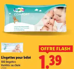 Lidl Lingettes pour bébé offre