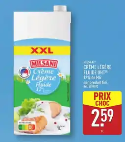 ALDI MILSANIⓇ Crème légère fluide uht offre