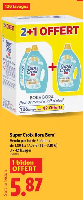 Lidl Super Croix Bora Bora offre