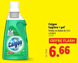 Lidl Calgon hygiène + gel offre