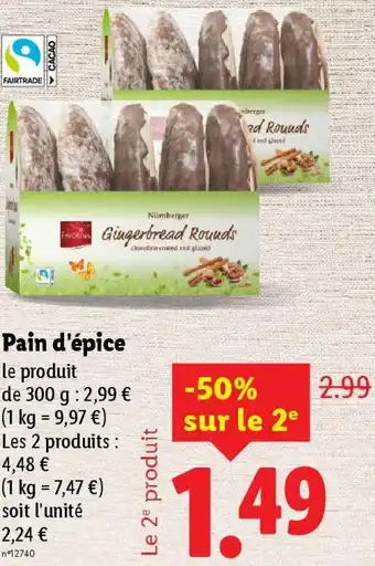 Lidl Pain d'épice offre