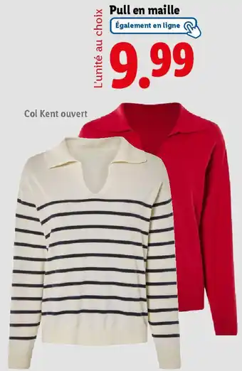 Lidl Pull en maille offre