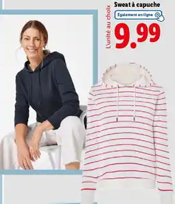 Lidl Sweat à capuche offre