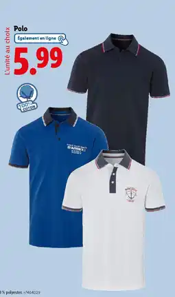 Lidl Polo offre