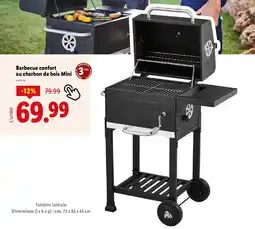 Lidl Barbecue confort au charbon de bois Mini offre