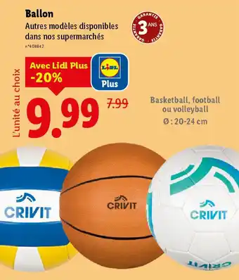 Lidl Ballon offre