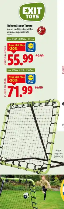 Lidl Rebondisseur Tempo offre