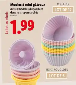 Lidl Moules à mini gâteaux offre