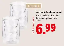 Lidl Verres à doubles paroi offre