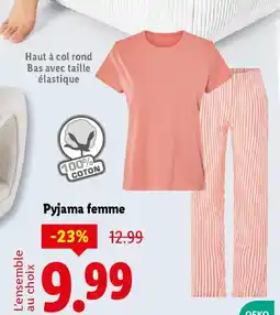 Lidl Pyjama femme offre