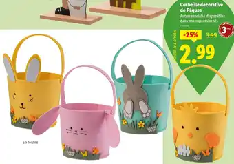 Lidl Corbeille décorative de Pâques offre