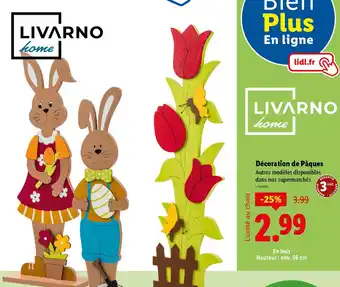 Lidl LIVARNO home Décoration de Pâques offre