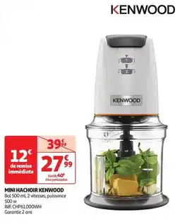 Auchan Supermarché Mini hachoir kenwood offre