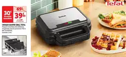 Auchan Supermarché Croque gaufre grill tefal offre