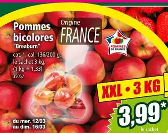 Norma Pommes bicolores Breaburn offre