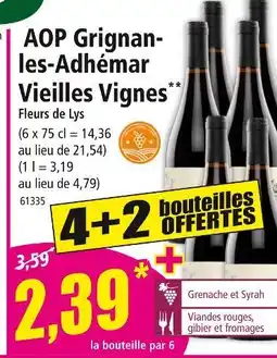 Norma Aop grignan-les-adhémar vieilles vignes offre