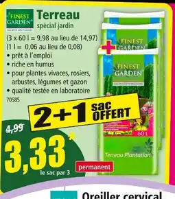 Norma FINEST GARDEN Terreau spécial jardin offre