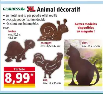 Norma Giardessa XL Animal décoratif offre