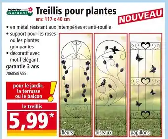 Norma Power Garden Treillis pour plantes offre