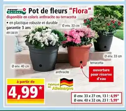 Norma POWER GARDEN Pot de fleurs Flora offre