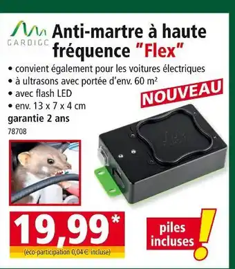 Norma GARDIGO Anti-martre à haute fréquence Flex offre