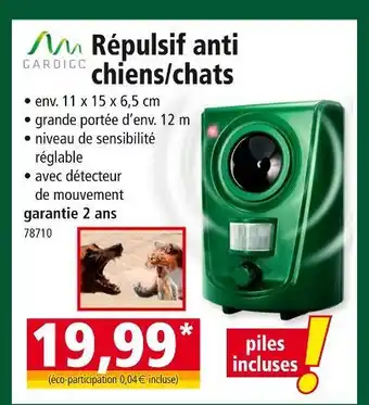 Norma Gardigo Répulsif anti chiens/chats offre