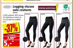 Norma ELLENOR Legging viscose sans coutures femme offre