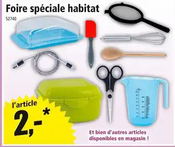 Norma Foire spéciale habitat offre