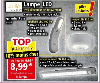 Norma I-GLOW Lampe LED offre