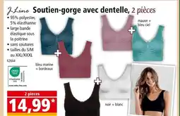 Norma J-LINE Soutien-gorge avec dentelle, 2 pièces offre