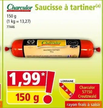 Norma Charculor Saucisse à tartiner offre