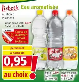 Norma LISBETH Eau aromatisée offre