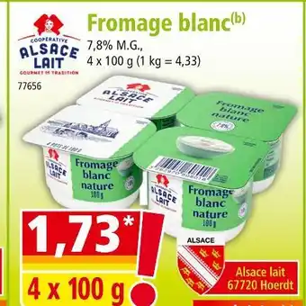 Norma Alsace Lait Fromage blanc offre