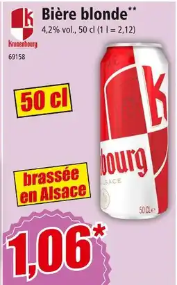 Norma KRONENBOURG Bière blonde offre