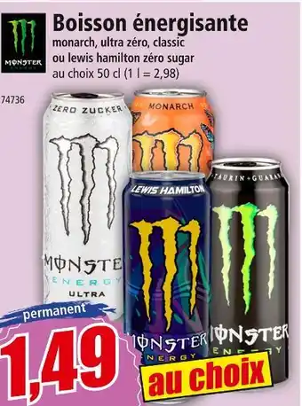 Norma MONSTER Boisson énergisante offre