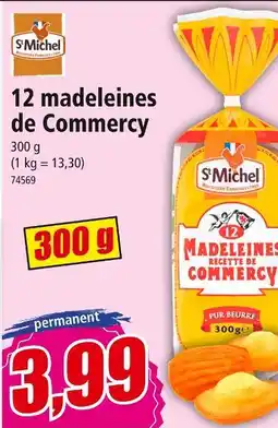 Norma St Michel 12 madeleines de Commercy offre