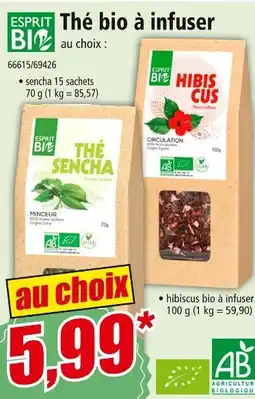 Norma Thé bio à infuser offre