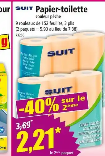 Norma SUIT Papier-toilette offre