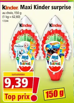 Norma Maxi kinder surprise offre