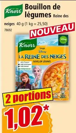 Norma Knorr Bouillon de légumes offre