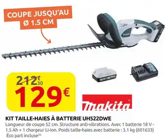 Rural Master Kit taille-haies à batterie UH522DWE offre