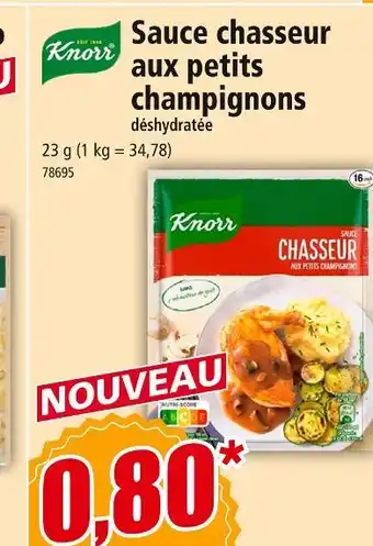 Norma Knorr Sauce chasseur aux petits champignons offre