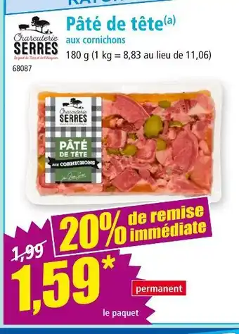 Norma Pâté de tête offre