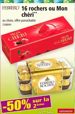 Norma FERRERO 16 rochers ou Mon chéri offre