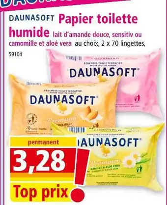 Norma DAUNASOFT Papier toilette humide offre