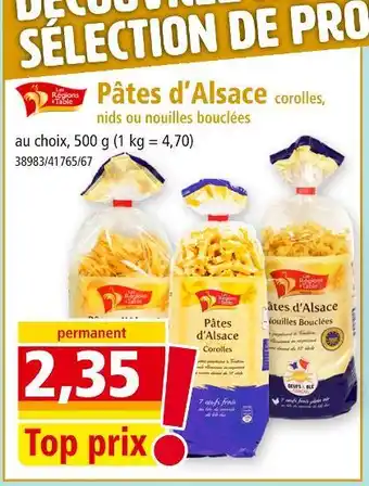 Norma Pâtes d'alsace offre